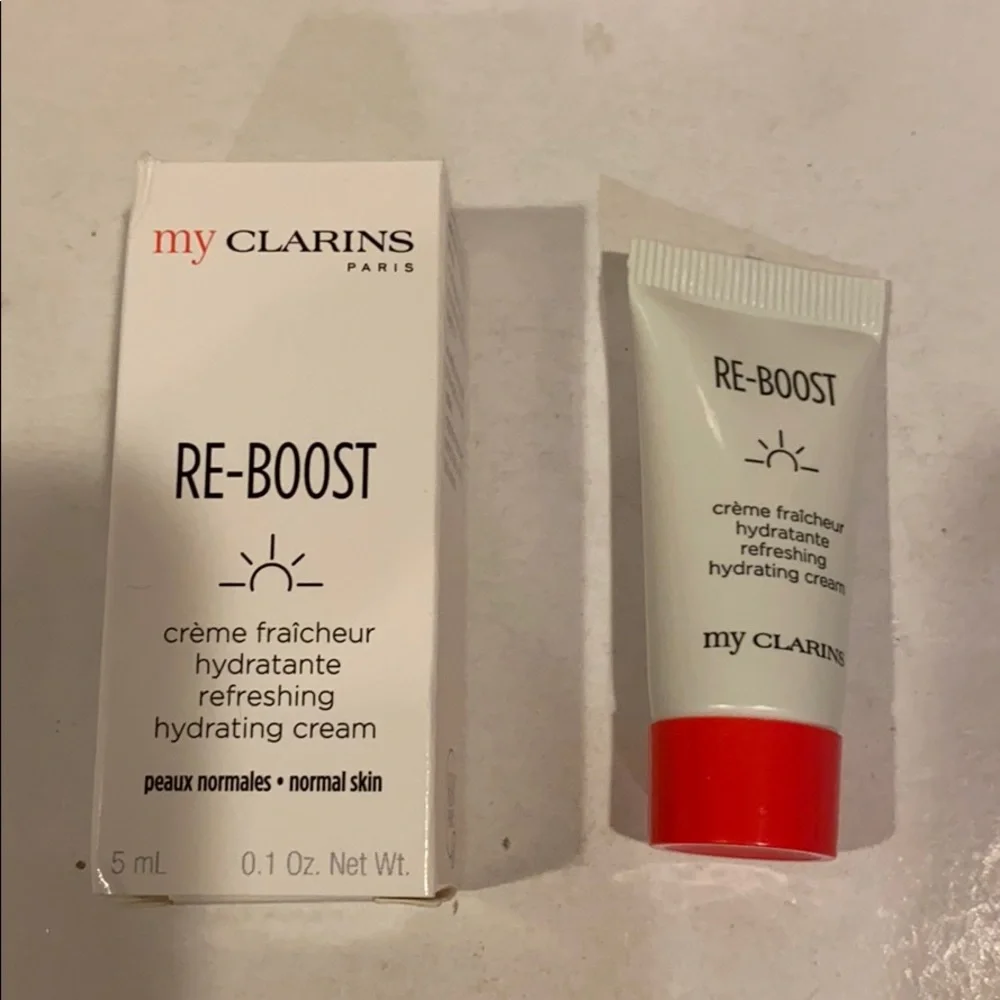 CLARINS RE-BOOST Hydrating Cream 0.1oz Travel Purse Fun Size